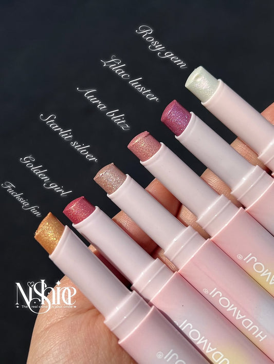 HUDAMOJI- glitter jelly eyeshadow stick -6 Colours