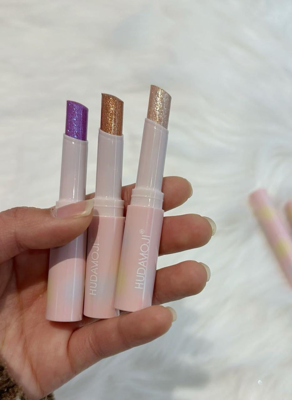HUDAMOJI- glitter jelly eyeshadow stick -6 Colours