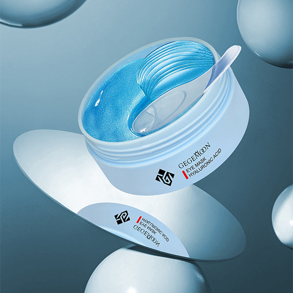 GEGEMOON Gold Hydrating Smooth Eye Mask – Anti-Aging Under Eye Patches for Puffiness, Dark Circles, and Hydration 60 pieces