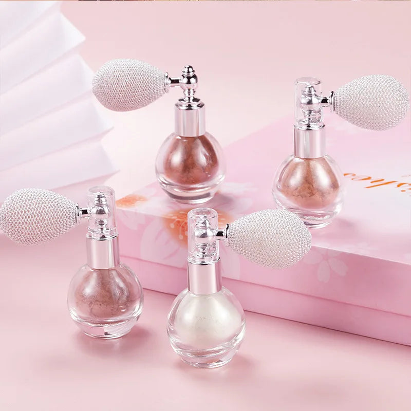 Original AnyLady Diamond Highlighter Powder Spray Waterproof High Gloss Glitter Body Bronzer Highlight Powder Face Contour Illuminator Makeup