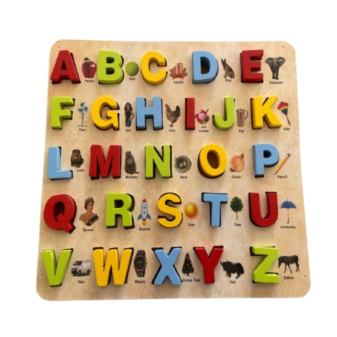 Capital Alphabets Puzzle -  ABC Learning Board