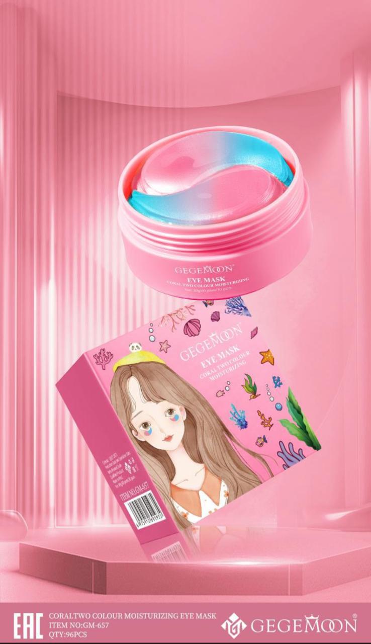 GEGEMOON Gold Hydrating Smooth Eye Mask – Anti-Aging Under Eye Patches for Puffiness, Dark Circles, and Hydration 60 pieces