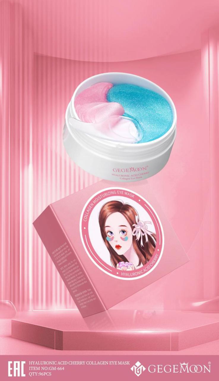 GEGEMOON Gold Hydrating Smooth Eye Mask – Anti-Aging Under Eye Patches for Puffiness, Dark Circles, and Hydration 60 pieces