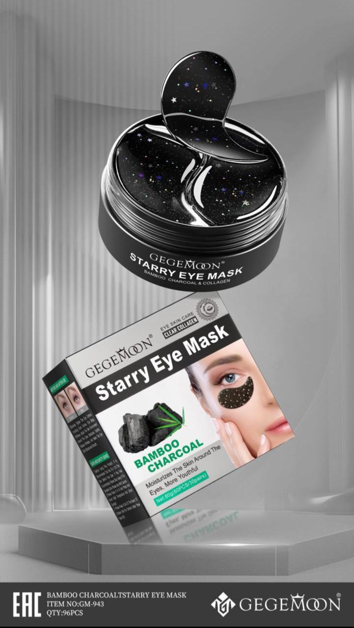 GEGEMOON Gold Hydrating Smooth Eye Mask – Anti-Aging Under Eye Patches for Puffiness, Dark Circles, and Hydration 60 pieces