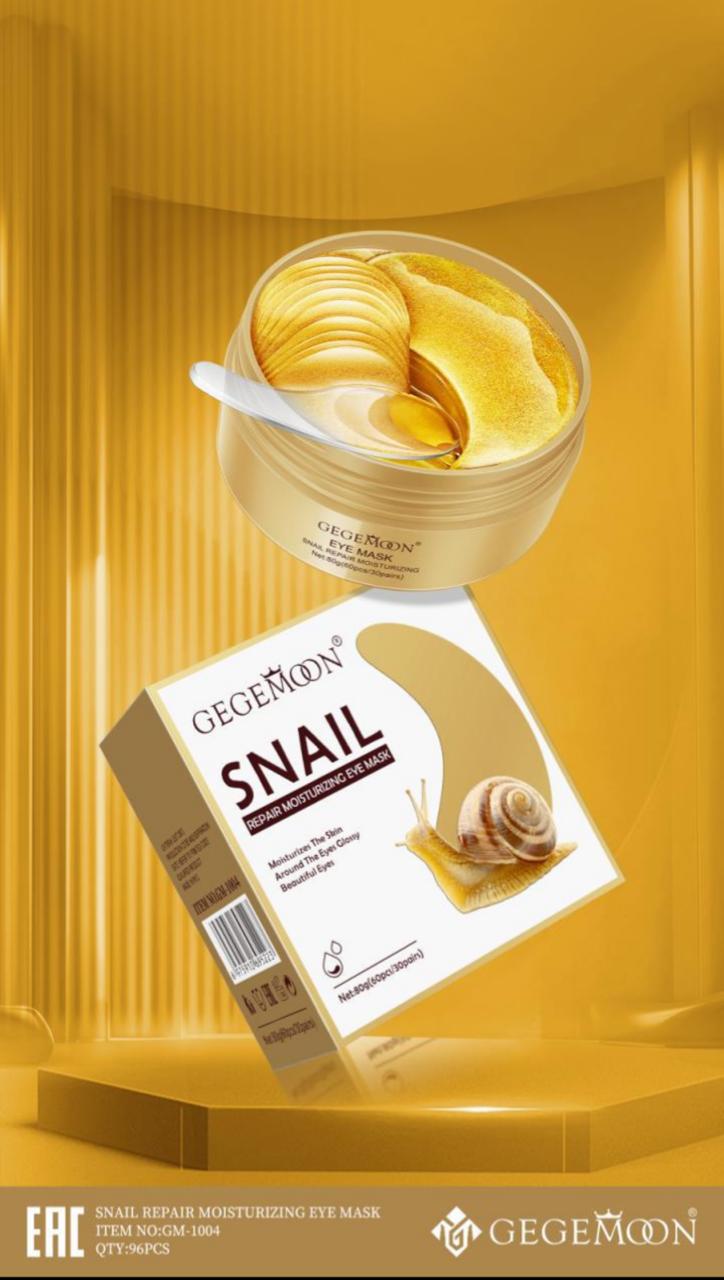 GEGEMOON Gold Hydrating Smooth Eye Mask – Anti-Aging Under Eye Patches for Puffiness, Dark Circles, and Hydration 60 pieces