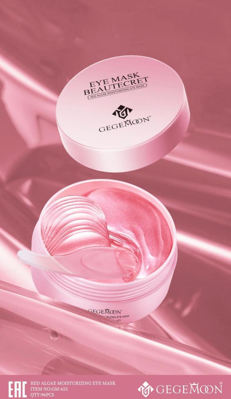 GEGEMOON Gold Hydrating Smooth Eye Mask – Anti-Aging Under Eye Patches for Puffiness, Dark Circles, and Hydration 60 pieces